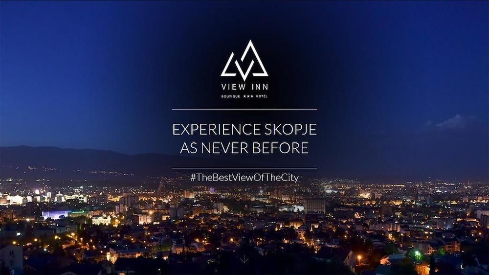 View Inn Boutique Hotel Skopje Ngoại thất bức ảnh