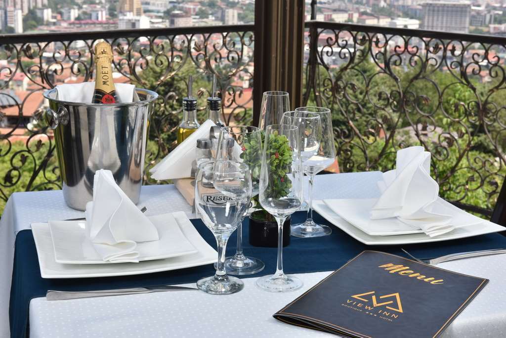 View Inn Boutique Hotel Skopje Nhà hàng bức ảnh